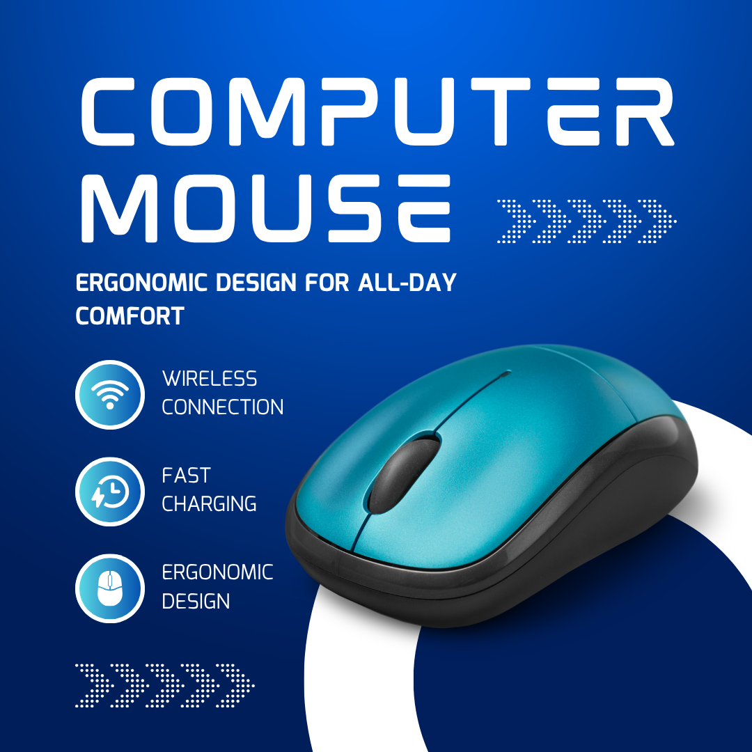 Ergonomic Compact Laptop Mouse